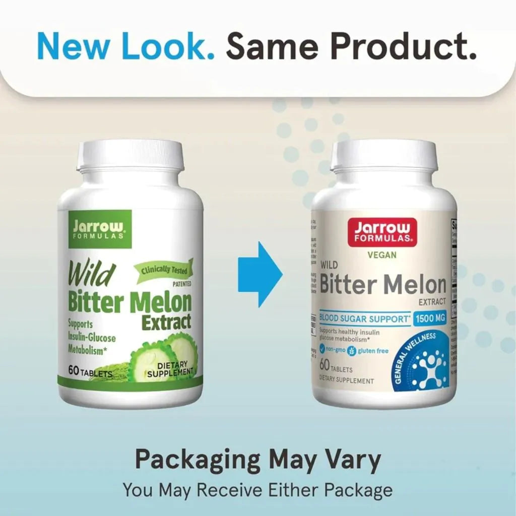 Jarrow Formulas Wild Bitter Melon Extract 1500 mg – 60 Tablets
