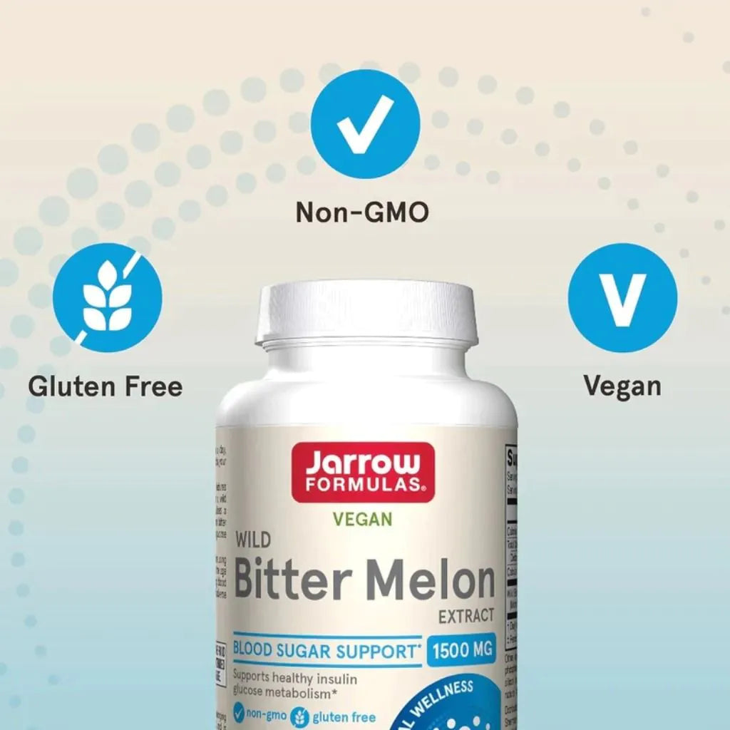 Jarrow Formulas Wild Bitter Melon Extract 1500 mg – 60 Tablets