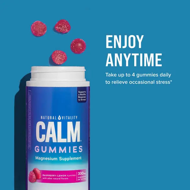 MAGNESIUM CITRATE GUMMIES, RASPBERRY-LEMON FLAVOUR