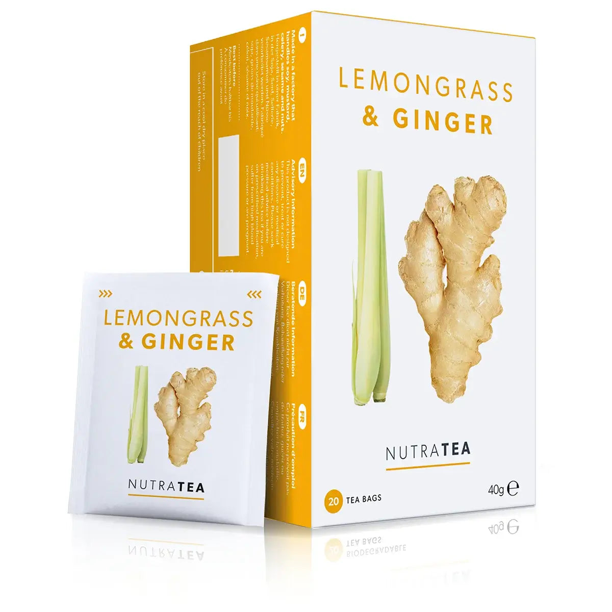 Nutra Lemongrass & Ginger - Digestive Support Tea