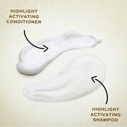 John Frieda Highlight Activating Moisturising Conditioner for Blondes 250ml & Shampoo texture