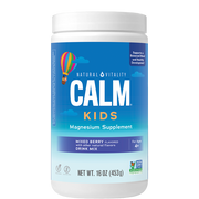 Natural Vitality CALM Magnesium Powder for Kids - Mixed Berry Flavour.