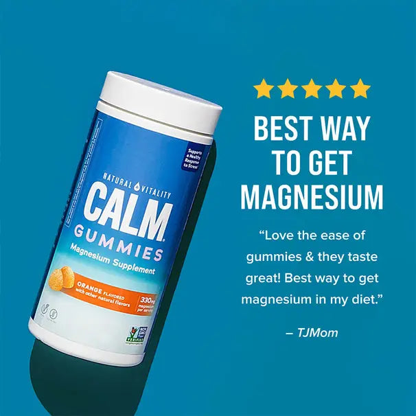 NATURAL VITALITY CALM® MAGNESIUM CITRATE GUMMIES, ORANGE FLAVOR