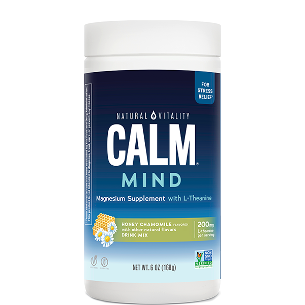 CALM MIND MAGNESIUM + L-THEANINE POWDER - HONEY CHAMOMILE