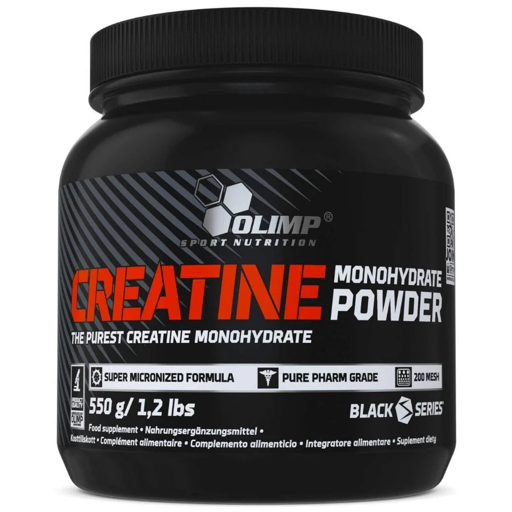 Olimp Nutrition creatine monohydrate powder supplement container packaging 550g