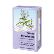 Floradix Organic Lemon Verbena Herbal Tea box, 15 teabags.