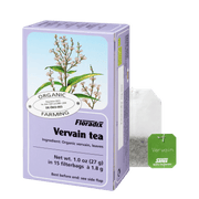 Floradix Organic Lemon Verbena Herbal Tea box, 15 teabags.