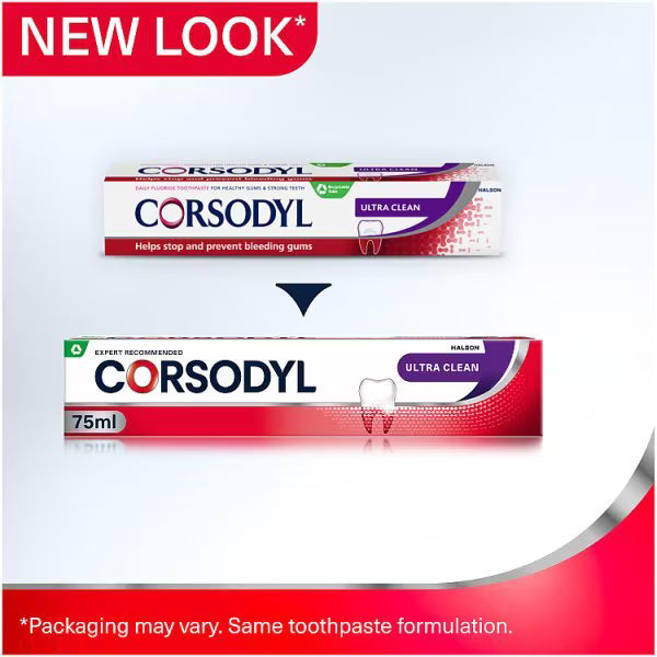 Corsodyl Daily Gum Care Ultra Clean Toothpaste 75ml new look