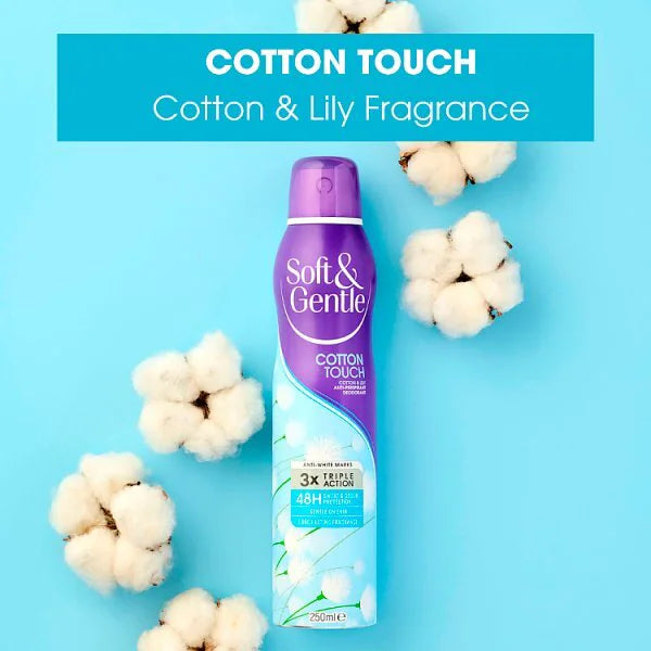 Soft & Gentle Cotton Touch Antiperspirant Deodorant Spray 250ml