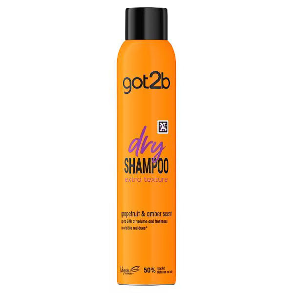 got2b Dry Shampoo Extra Texture aerosol spray can 200ml front product packaging