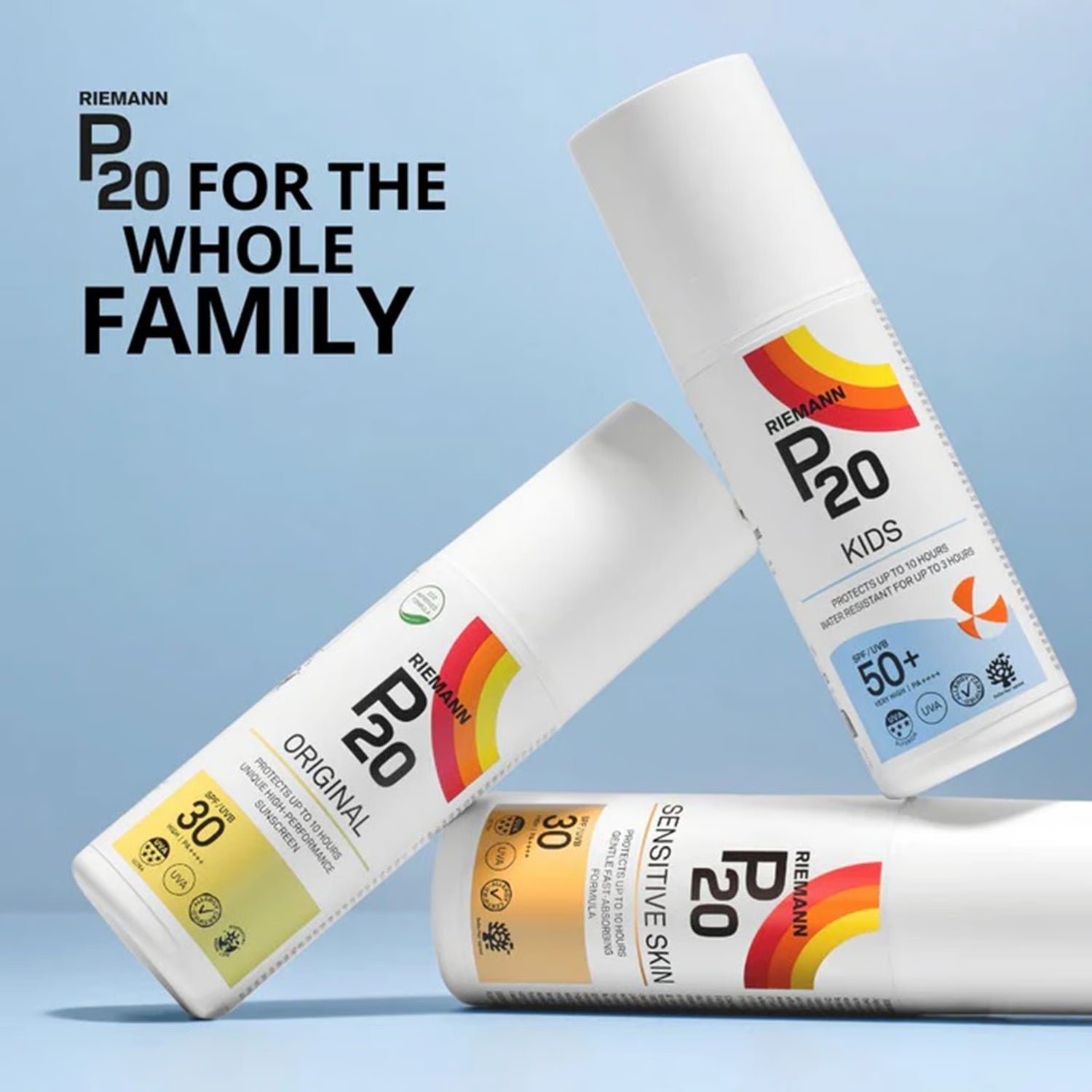 Riemann P20 Original SPF30 Sunscreen Spray variants