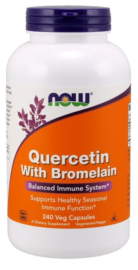 NOW Foods Quercetin with Bromelain | Balanced Immune System 240 vcaps