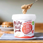 How to Use: Pip and Nut crunchy peanut butter spread on toast tub 1kg