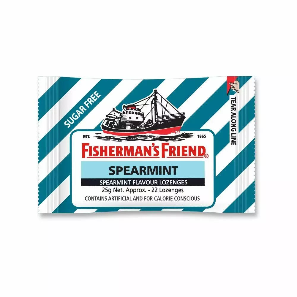 Fisherman’s Friend Spearmint Sugar Free Lozenges – Pack of 24