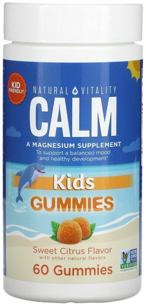 Natural Vitality, Natural Calm, Kids Calm Gummy Citrus 60 Gummies
