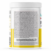 Container with nutritional information on a white background