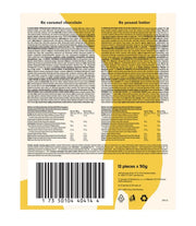 Nick's Peanut Butter and Caramel Chocolate Protein Bar Variety Pack 12x50g barcode packaging image
