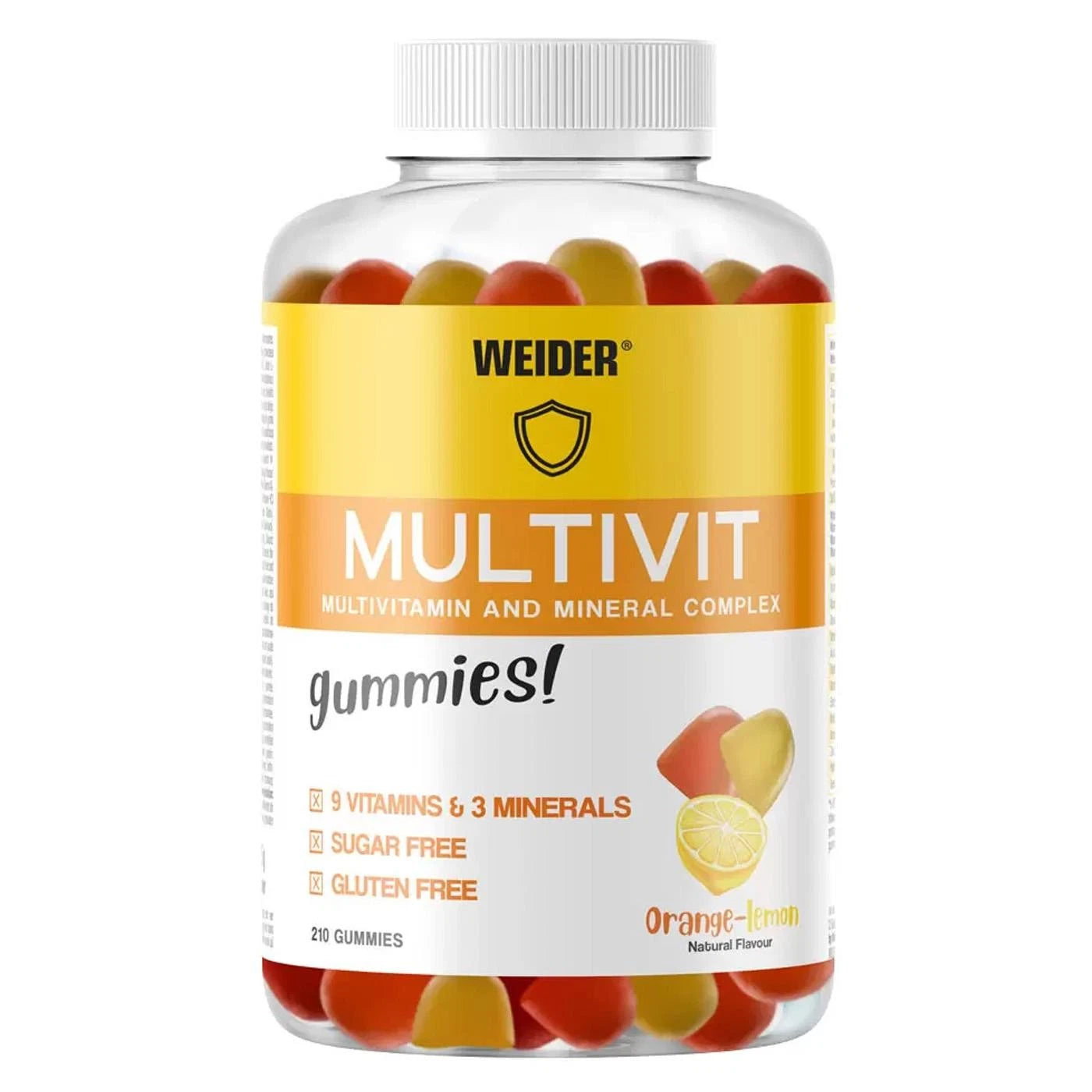 Weider Multivit Multivitamin and Mineral Complex Gummies - 210 count