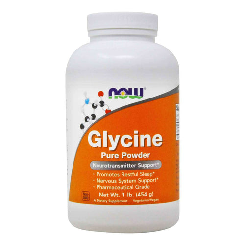 NOW Foods Glycine Pure Powder 1lbs 454gm