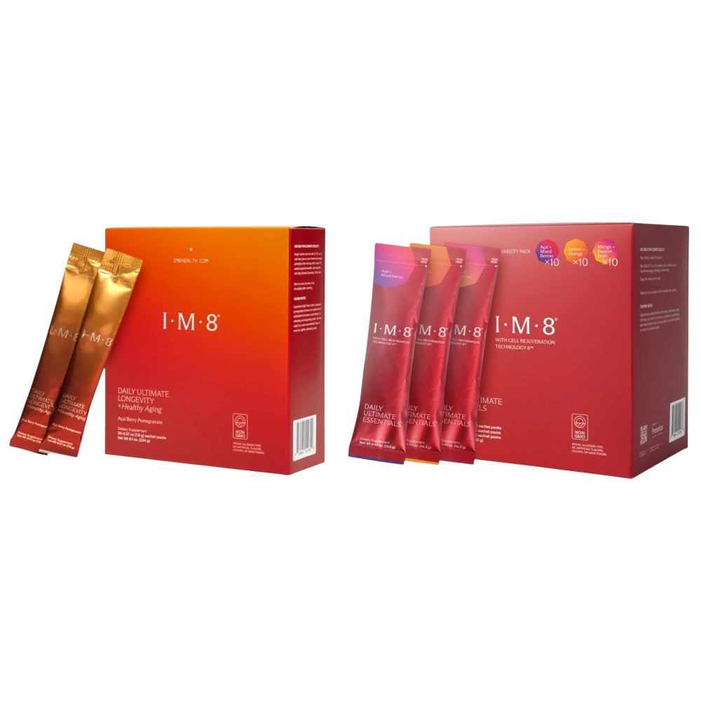 IM8 Daily Ultimate Essentials & Longevity 60 Sachets Combo Pack
