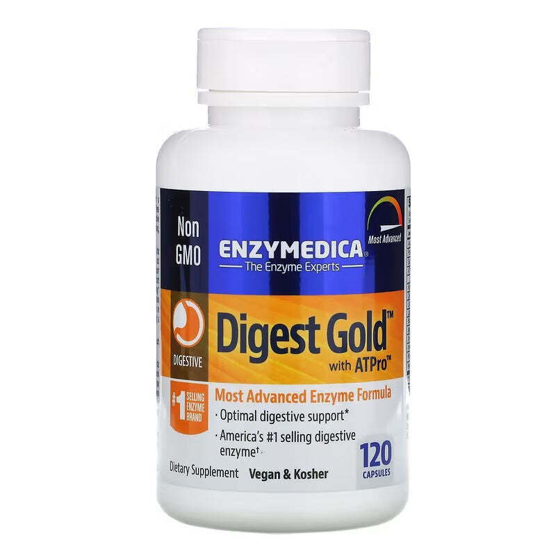 Enzymedica Digest Gold with ATPro, 120 Capsules