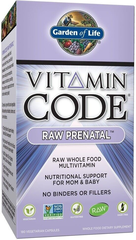 Garden of Life	Vitamin Code Raw Prenatal - 180 vcaps