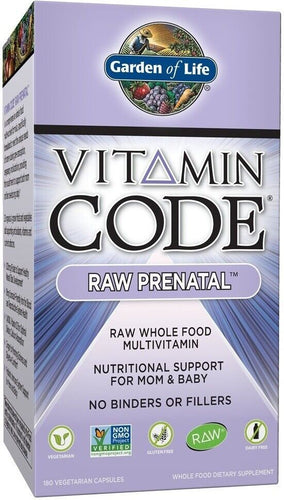 Garden of Life	Vitamin Code Raw Prenatal - 180 vcaps