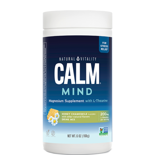 Natural Vitality, Natural Calm, Organic Cherry Flavor Drink Mix, 168gm