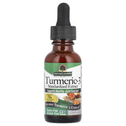 Nature's Answer Turmeric-3 Alcohol-Free Liquid Extract 30ml curcumin supplement front label