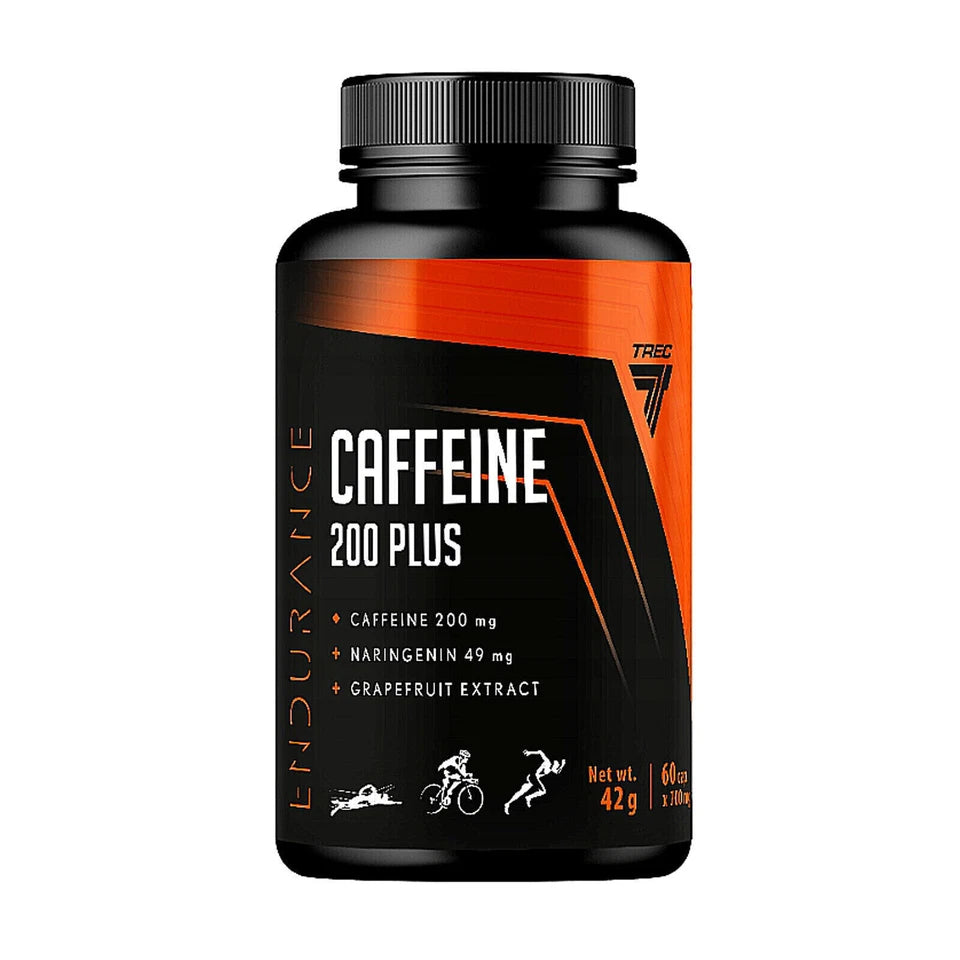 Trec Nutrition Caffeine 200 Plus 60 capsules bottle supplement