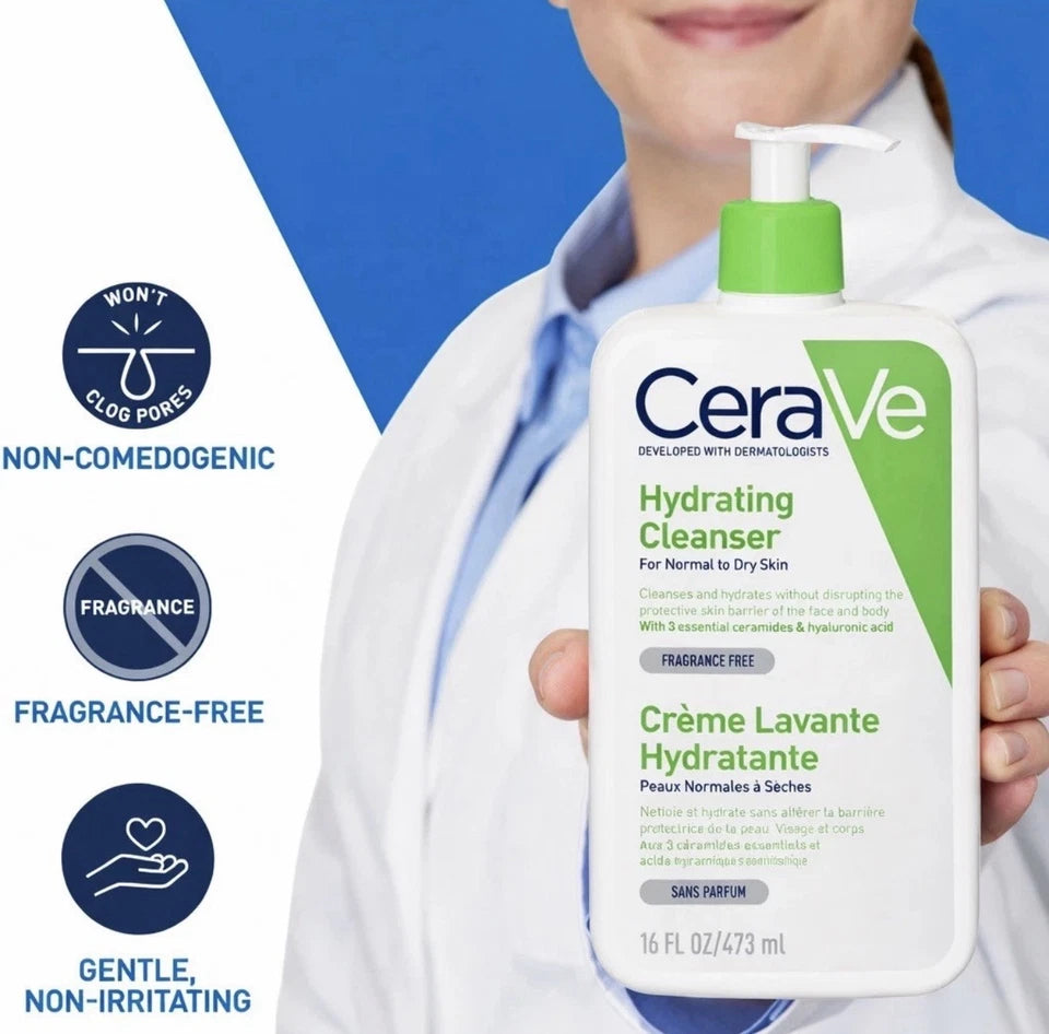 CeraVe Hydrating Cleanser Normal to Dry Skin 473ml