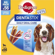 Pedigree Dentastix dog dental chew sticks feeding instructions medium dogs 56 pack