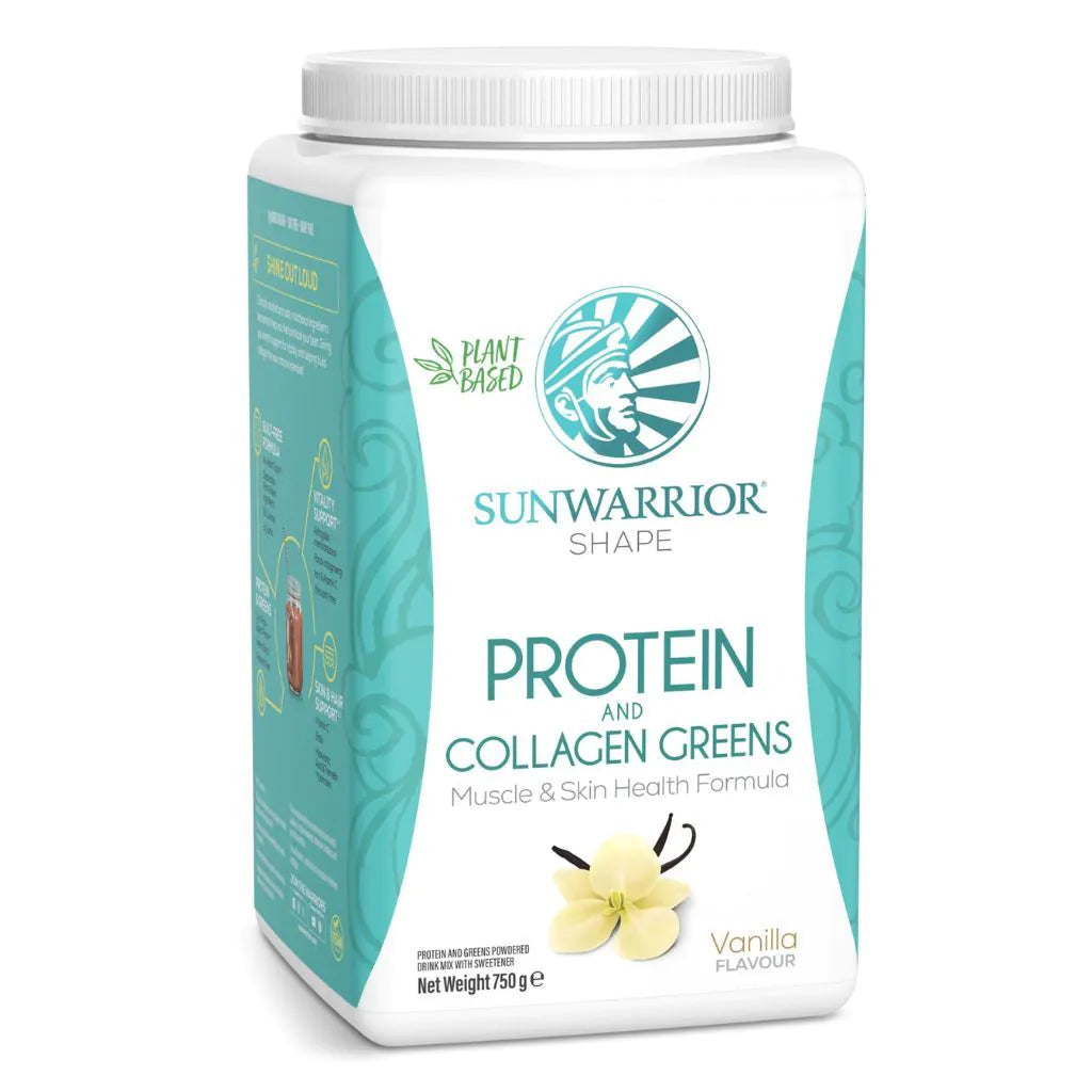 Sunwarrior Shape Plant Protein and Greens Vanilla Powder 750g Tub