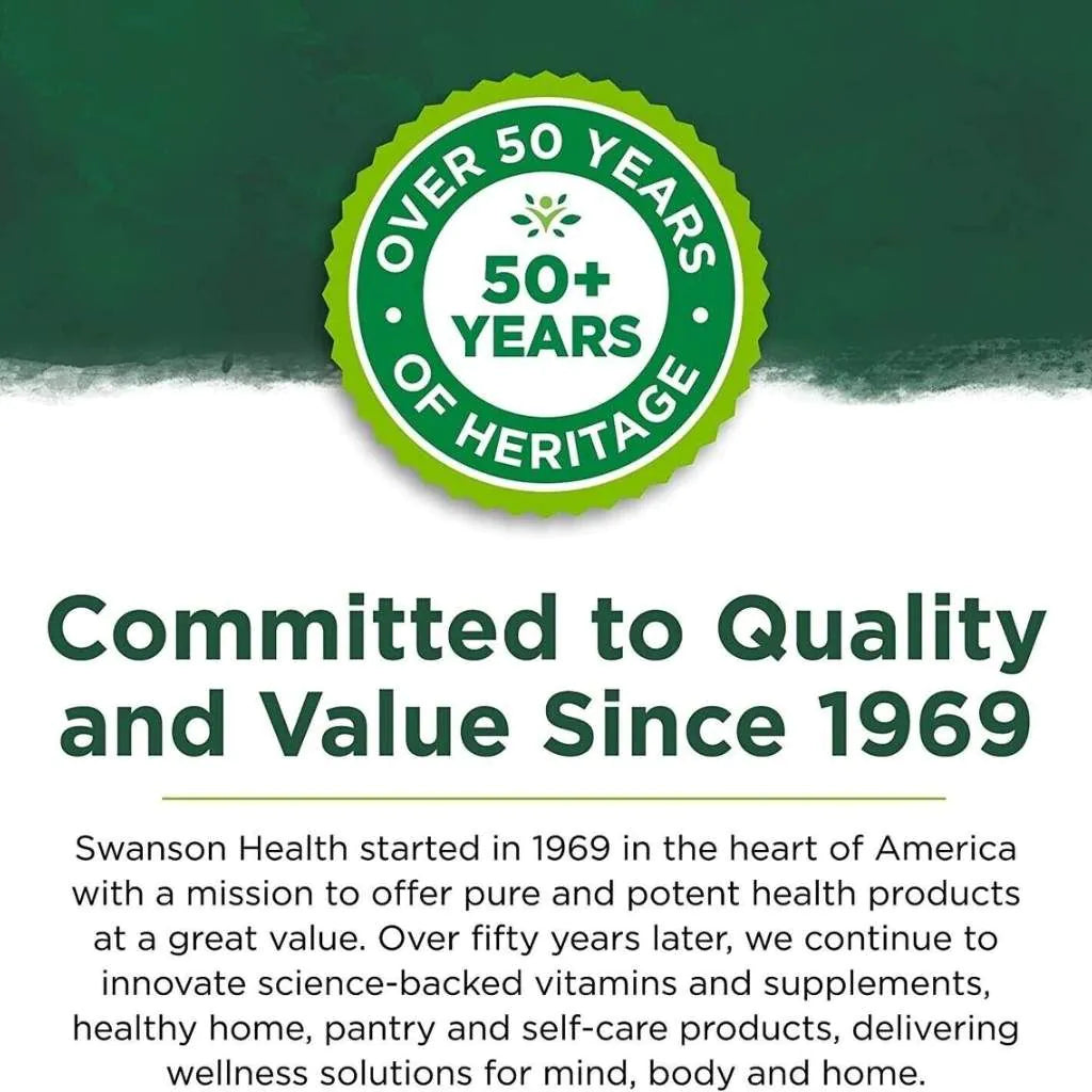 Swanson Apple Cider Vinegar 200mg Double Strength - 120 Tablets