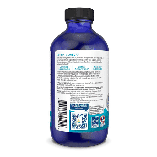 Nordic Naturals Ultimate Omega - 2840mg Omega-3 Fish Oil - Lemon Flavour