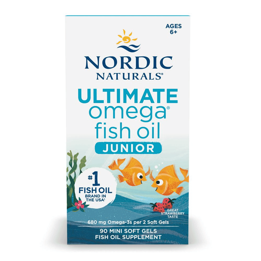 Nordic Naturals Ultimate Omega-3 Junior - 680mg Omega-3 Strawberry - 90 Softgels