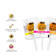 Comvita Kids Soothing Honey Pops - UMF 10+ Manuka Honey & Vitamin C - 15 Pack