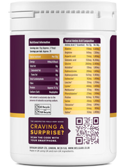 Nutritional info & directions for Wellgard Hydrolysed Collagen Powder supplement.