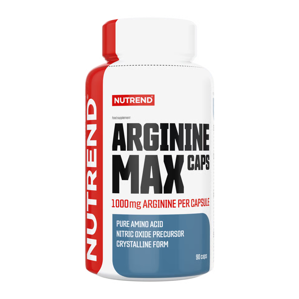 Nutrend Arginine Max 1000mg 90 capsules bottle supplement