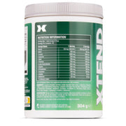 Supplement facts & ingredients image: XTEND EAA Amino Acids Powder Apple & Raspberry supplement facts ingredients tub powder 304g 40 servings
