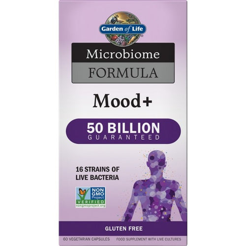 Garden of Life Dr. Formulated Probiotics Mood+ Shelf-Stable 60 Capsules