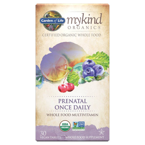 Garden of Life mykind Organics Prenatal Once Daily 30 vagan tablets