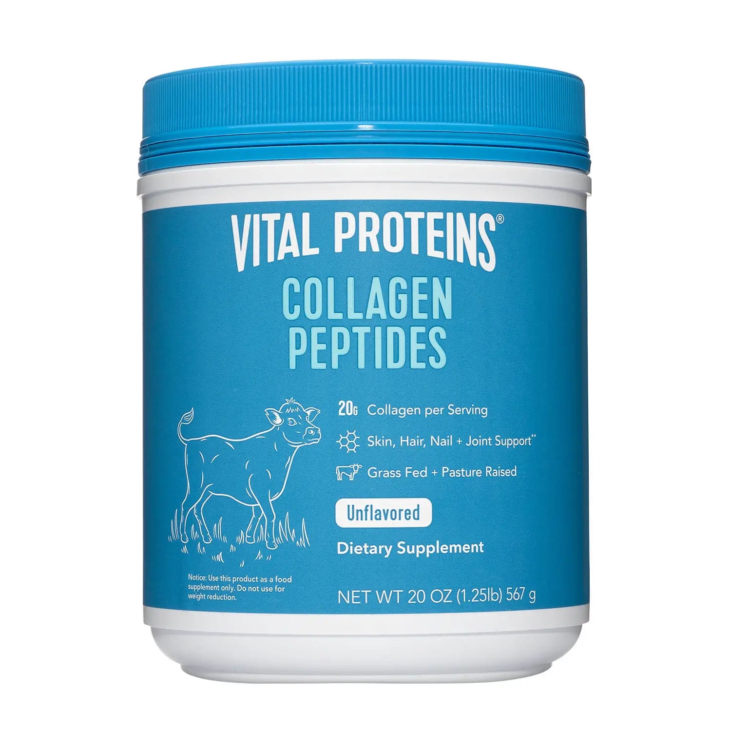 Vital Proteins Collagen Peptides Powder - Unflavoured 567g