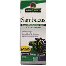 Load image into Gallery viewer, Nature&#39;s Answer Sambucus (Black Elderberry) | Nature&#39;s Answer | 120ml
