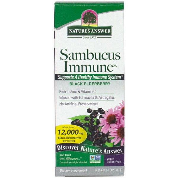 Nature's Answer Sambucus Immune Black Elderberry 120ml