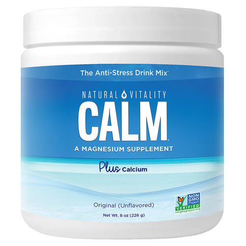 Natural Vitality CALM® Magnesium Plus Calcium Powder, Unflavoured 226g