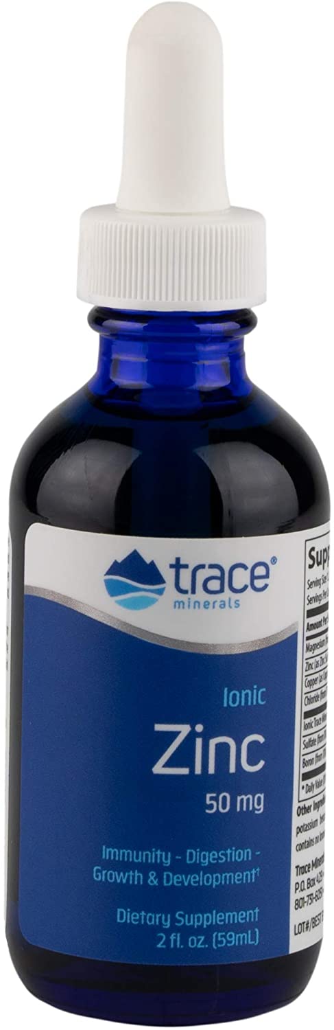 Trace Minerals Liquid Ionic Zinc Liquid, 50 mg, 59 mL