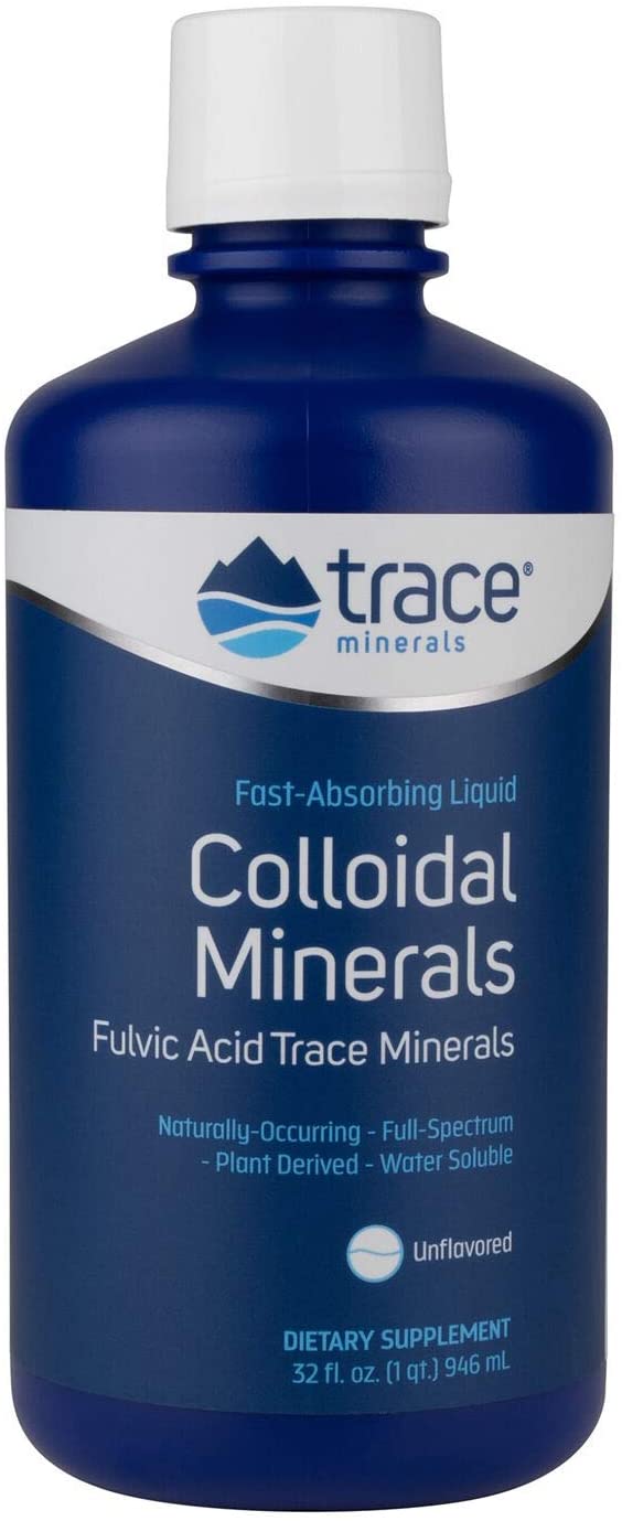 Trace Minerals Colloidal Minerals, Unflavored - 946 ml