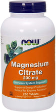 Load image into Gallery viewer, Now Foods Magnesium Citrate 250 Softgels
