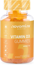 Load image into Gallery viewer, Novomins Nutrition Vitamins D Gummies
